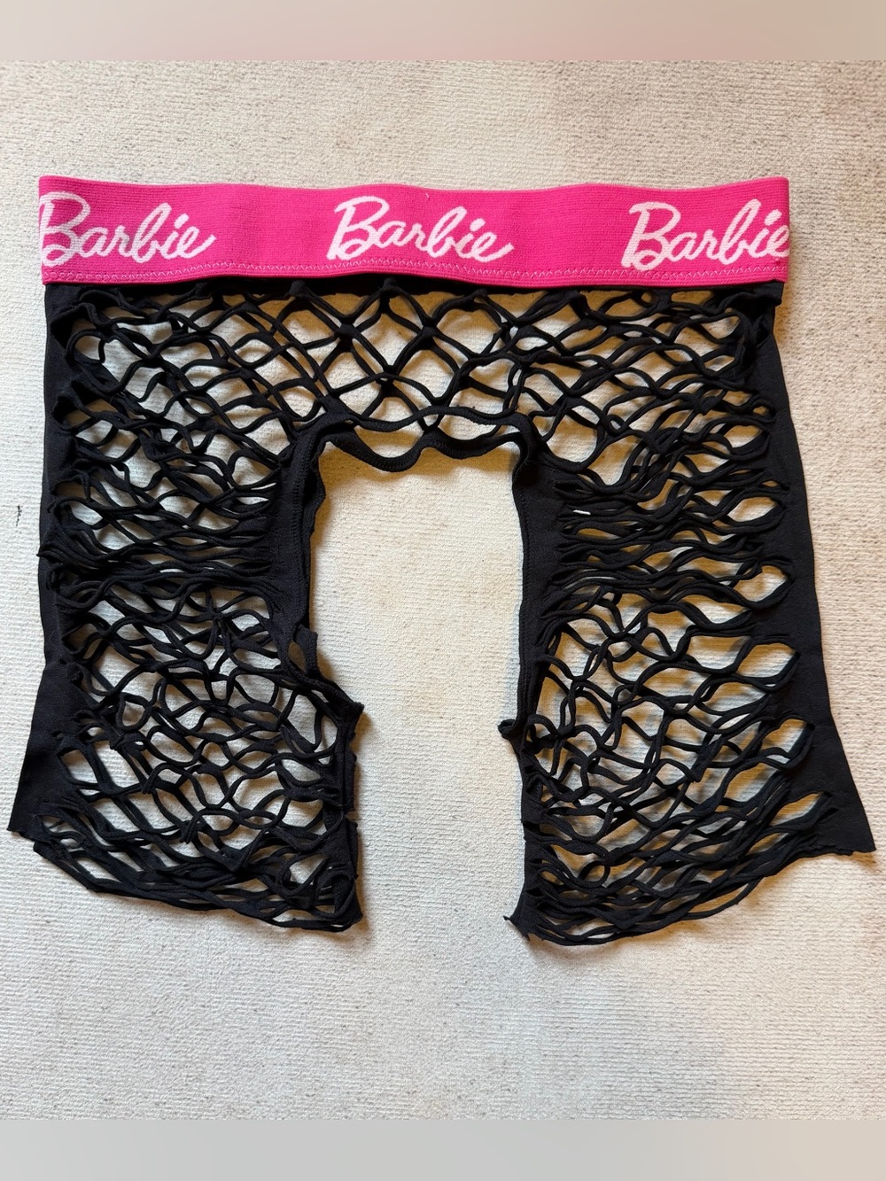 Barbie Fishnet Biker Shorts